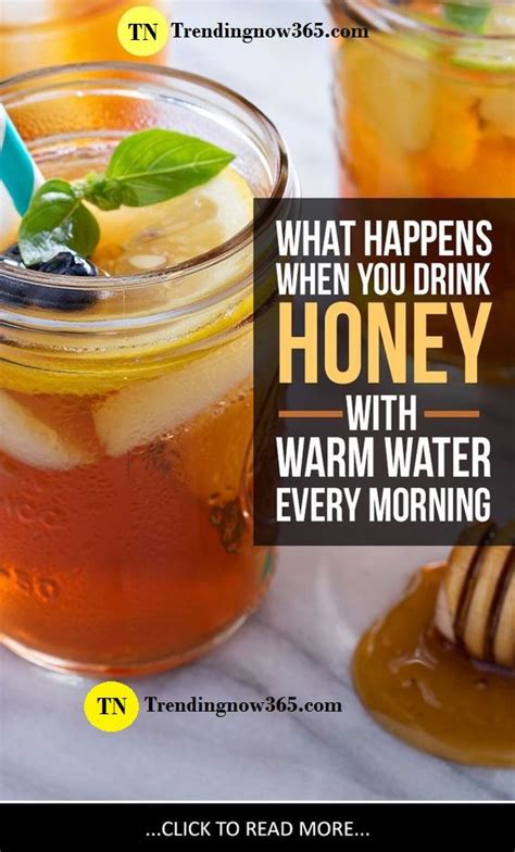 A person can not live without water in the body, even seven days. I Drank Honey With Warm Water On An Empty Stomach Every ...