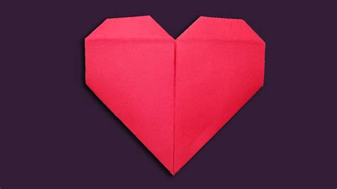Diy Origami Heart Making For Valentines Day Origami Easy Valentine
