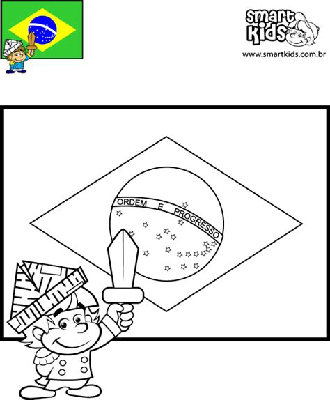 Bandeira Do Brasil Para Colorir E Imprimir Muito Fácil Colorir E Pintar