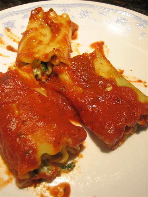 Ruffling My Feathers Spinach And Cheese Lasagna Rolls