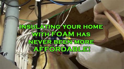 It prevents cold air from entering during winter, and hot air from entering during summer. DO-IT-YOURSELF SPRAY FOAM INSULATION KIT - YouTube