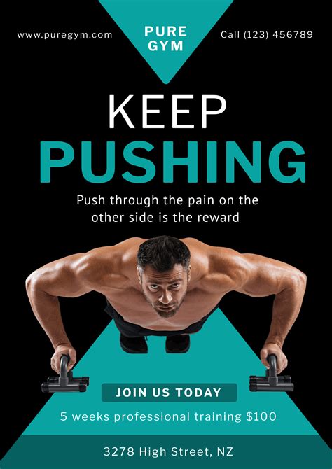 How To Design Gym Poster Market Your Gym Effectively
