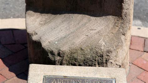 Controversial Slave Auction Block To Remain In Downtown Fredericksburg Local News
