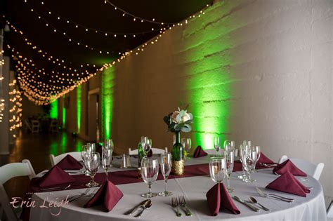 Green Wedding Uplighting By Soundwave Djs Harrisburg Pa Wedding Dj
