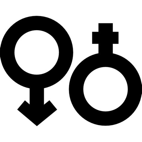 Símbolos De Género Iconos Gratis De Formas