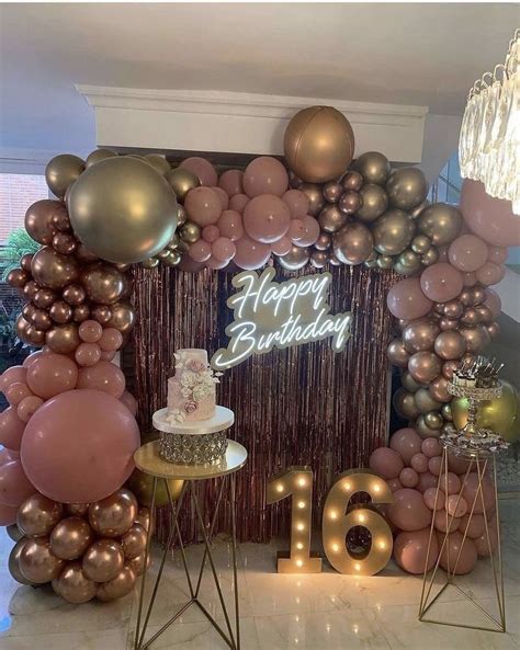 pin by shanthi bharathan on balloon backdrop sweet sixteen birthday party ideas sweet 16