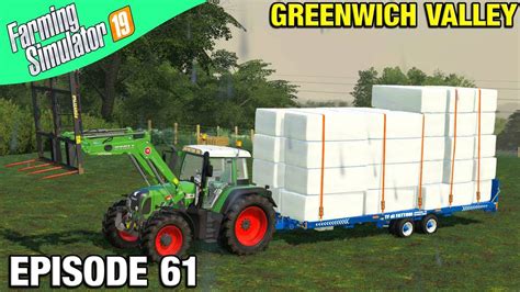 Loading Silage Bales Farming Simulator 19 Timelapse Greenwich Valley