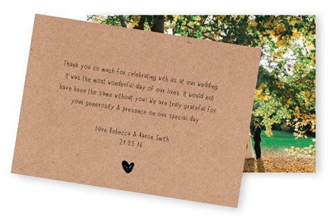 5 Wording Ideas For Your Wedding Thank You Cards For The Love Of