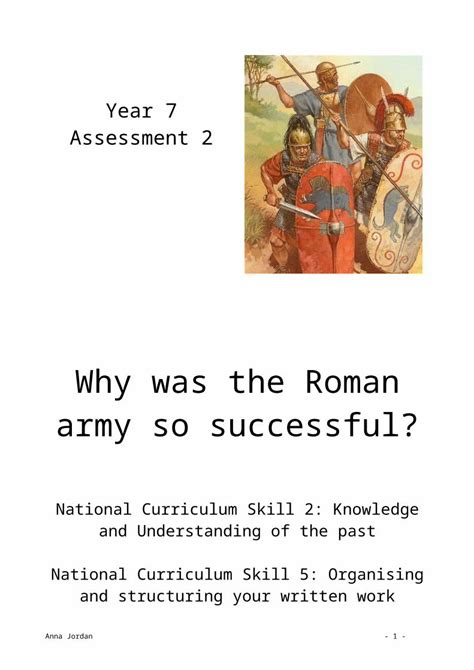 Doc Why Was The Roman Army So Successful € · Web