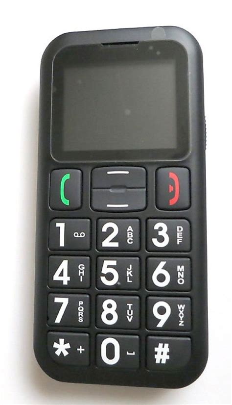 Janizz Unlocked Simple Big Button Gsm Mobile Cell Phone For Seniors