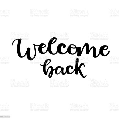 Welcome Back Stock Illustration Download Image Now Art Banner