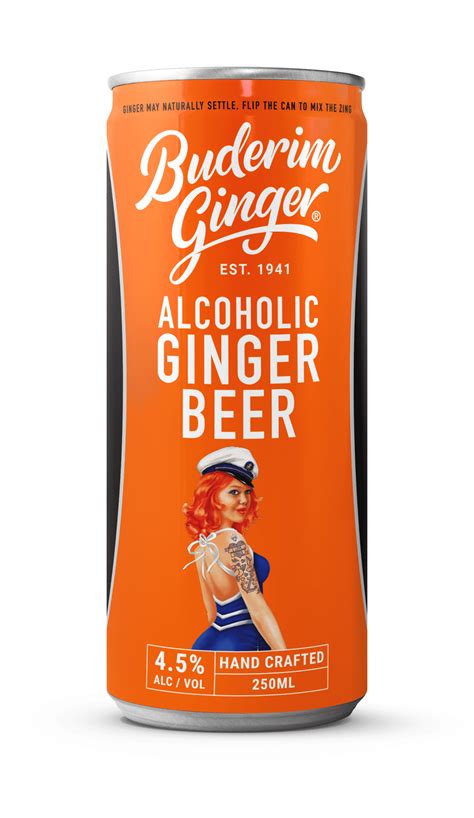 Alcoholic Ginger Beer 250ml Buderim Ginger