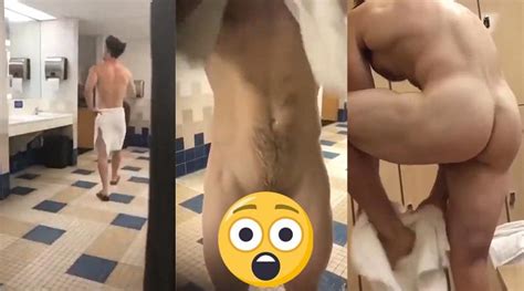 Muscle College Hunk With Big Bubble Butt Spied In Locker Room My Own Private Locker Room