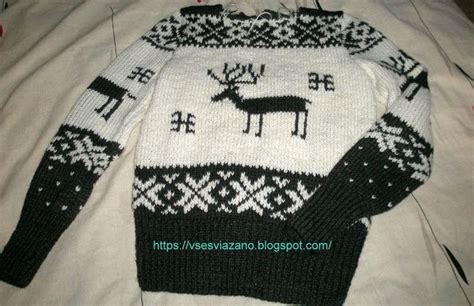 Зимний свитер с оленем от D&G. Дольче и Габбана своими руками. (с изображениями) | Зимние ...