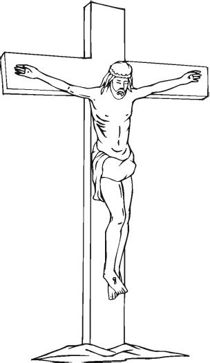 5 Jesus Christ Crucifixion Printable Coloring Pages for Kids | Free Christian Wallpapers