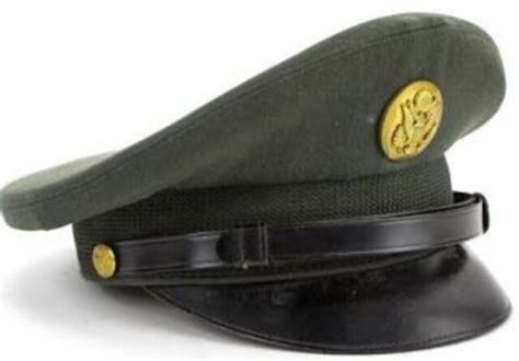 Us Army Dress Service Green Cap Ebay