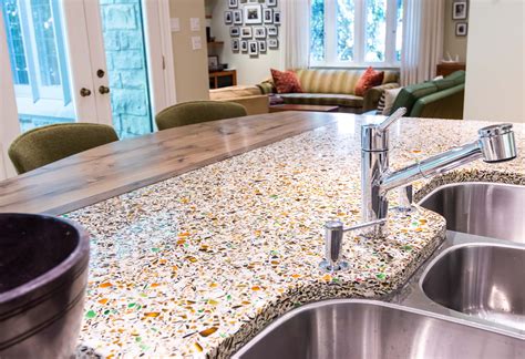 Maybe you would like to learn more about one of these? Dramatic Before and After Combines Quartz, Recycled Glass ...