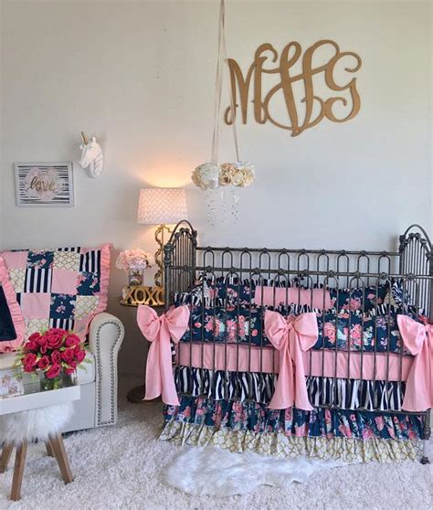 Various claims have been made claiming ownership of the term 'mother goose'. Navy Mother's Garden Floral Crib Bedding for Girl Stripe ...
