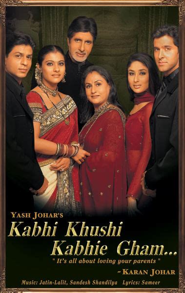 У богатого бизнесмена и его жены два сына — приемный рахул и родной рохан. Kabhi Kushi Kabhie Gham (Bollywood) - TV Tropes