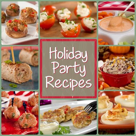 Maybe you would like to learn more about one of these? Jolly Christmas Party Recipes: 12 Holiday Party Recipes ...