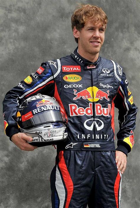 Sebastian Vettel Red Bull Bicampeón Mundial 10 Y 11 Racing Drivers