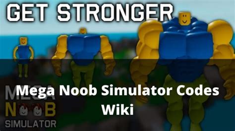 Mega Noob Simulator Codes Wikinew March 2024 Mrguider