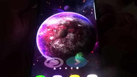 Galaxy And Planets Android Live Wallpaper Youtube