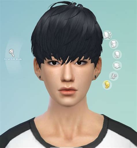 Korean Sim Tumblr Sims 4 Hair Male Tumblr Sims 4 Sims 4 Korean