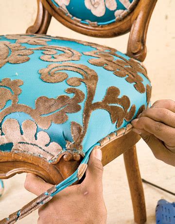 These dining chairs were covered in vinyl, which i decided to keep for the waterproof factor and because i didn't want to have to get into replacing the cushions underneath. DIY Friday: How to Reupholster a Louis XVI Chair ...
