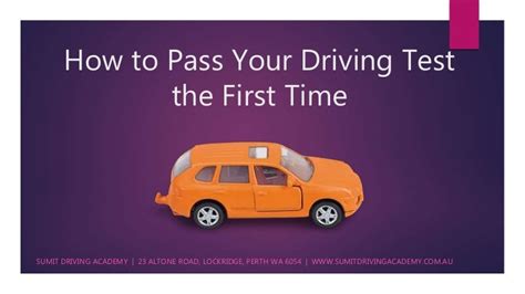 How To Pass Your Driving Test The First Time