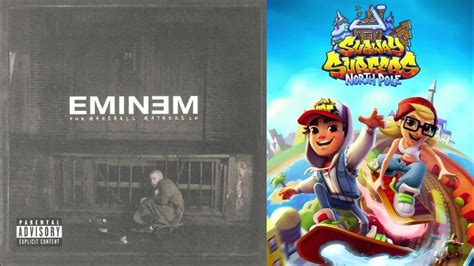 Eminem X Subway Surfers The Real Slim Shady Mashup Youtube