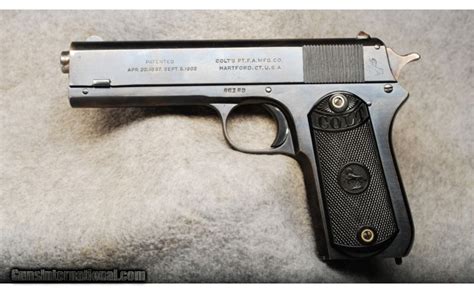 Colt 1903 Pocket Hammer 38 Rimless Smokeless