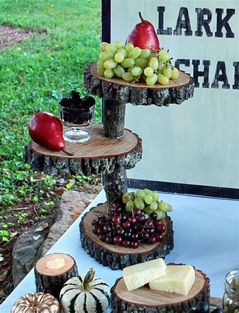 Items Similar To Rustic 3 Tiered Food Display Stand On Etsy