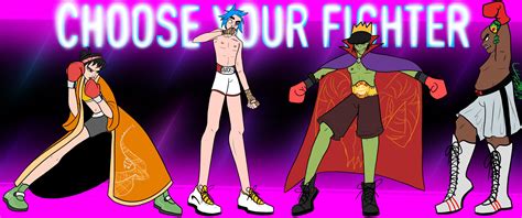 Choose Your Fighter Art By Me Rgorillaz