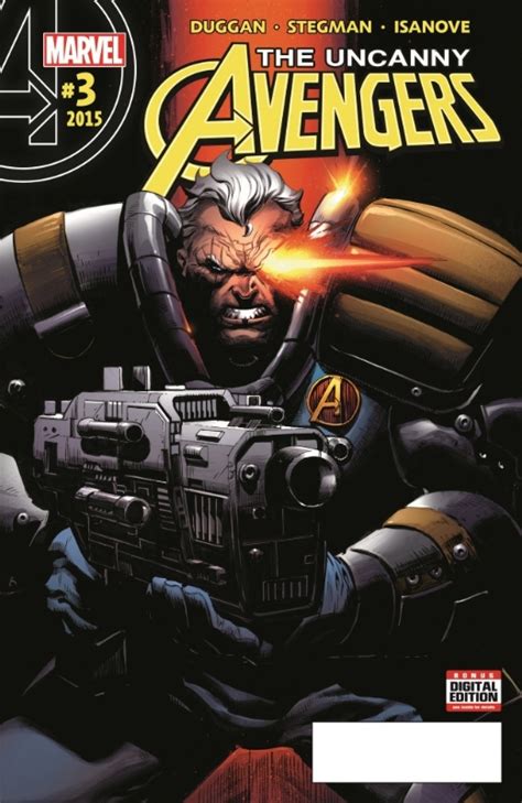Uncanny Avengers 3 Cover Cable Returns By Ryan Stegman In Cal