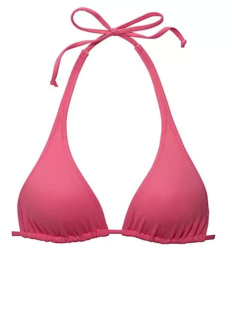 Pink Triangle Bikini Top By Buffalo Swimwear365