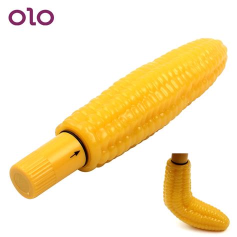 olo silicone corn vibrator real dildo feeling g spot stimulation massager strong vibration adult
