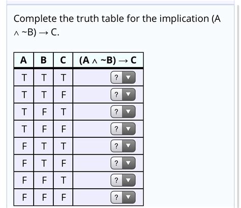 Answered Complete The Truth Table For The Bartleby