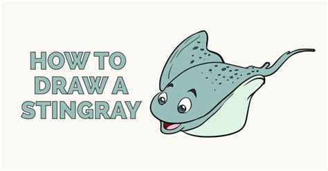 How To Draw A Stingray Really Easy Drawing Tutorial Drawing