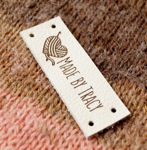 Labels For Handmade Items Knitting Labels Custom Garment Etsy