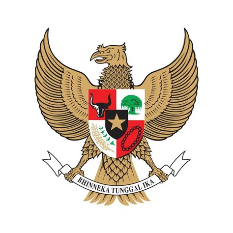 The Symbol Of The Republic Of Indonesia The Symbol Of The Garuda