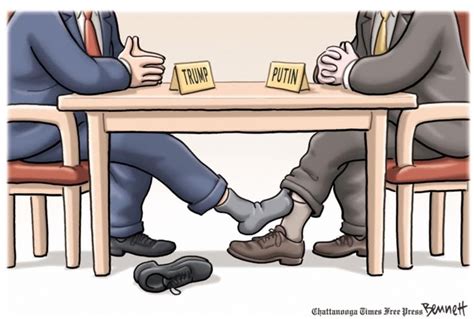 the real relationship between trump and putin according to cartoons the washington post