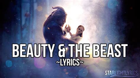 Ariana Grande And John Legend Beauty And The Beast Lyrics Hd Youtube