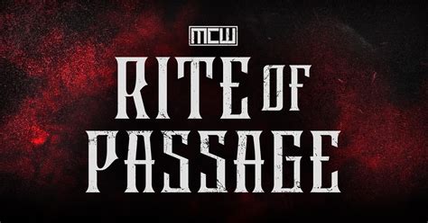 Rite Of Passage Official Show Preview Mcw