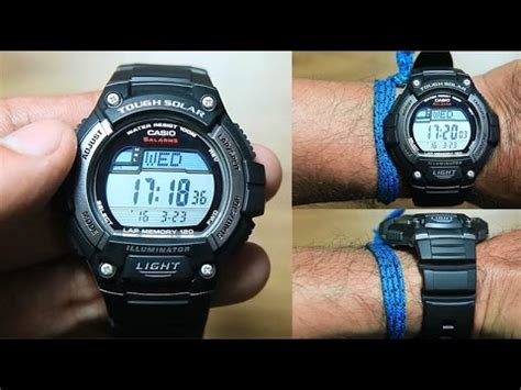 Privacy policy cookie policy terms of use. Casio standard W-S220-1A TOUGH SOLAR *Unboxing - YouTube
