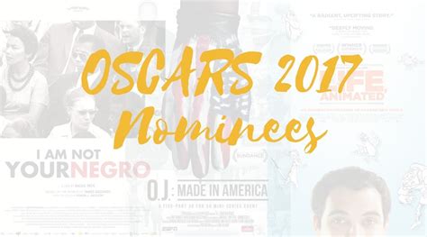 Oscars 2017 Short And Feature Documentary Nominees Trailers