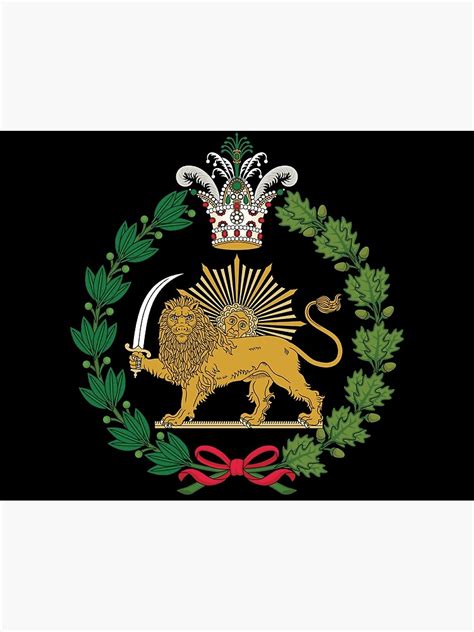Shir O Khorshid Lion Iran National Flag Lion And Sun Symbol Metal