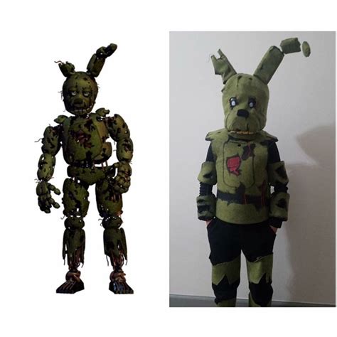 Five Nights At Freddys Fnaf Springtrap Costume I Made This Year For