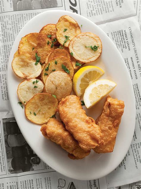 Halibut Fish And Chips Beer Batter Recipe Image Of Food Recipe