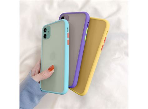 Mint Hybrid Simple Matte Bumper Phone Case For Iphone 11 Pro Max Xr Xs